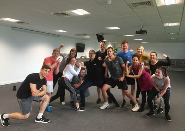 ABAX staff are getting fitter at work.
