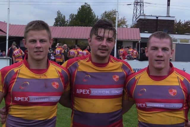 Boroughs  internationals are, from the left, Domatus Tautkas, Paulius Strigonas and Tomolionas Dainius.