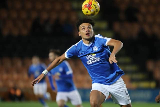 Lee Angol is expected to be a Posh substitute against Bolton.