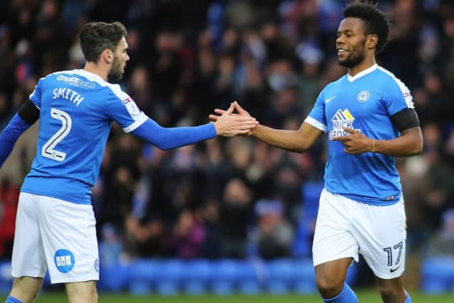 Posh striker Shaquile Coulthirst is expected to start against Bolton.
