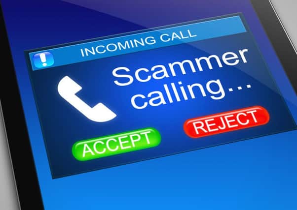 Don't fall for a scam caller SUS-151222-171117001