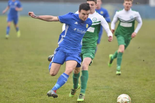 Action from Peterborough Sports 5, Biggleswade FC 3 in the FA Vase. Photo: David Lowndes.
