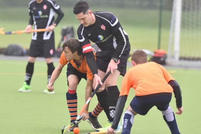 Action from Bourne Deeping's 3-2 win over East London. Photo: David Lowndes.