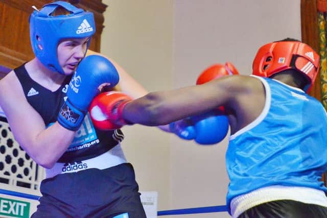 Artur Tomasevic (left) in action.