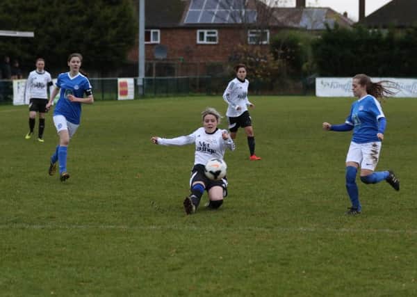 Cassie Steward played well for Star against Posh. Picture: Tim Gates