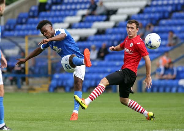 Posh boss Grant McCann wants Shaquile Coulthirst to shoot more often.