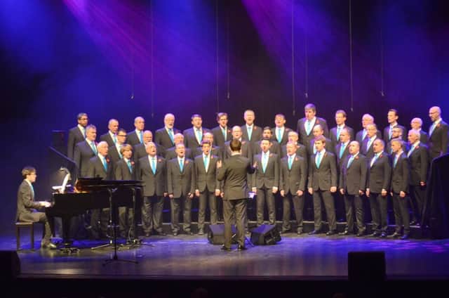 Festival of Remembrance concert at the Broadway Theatre. Peterborough  Male Voive Choir EMN-161115-090519009