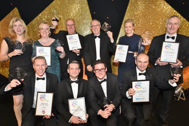 Last year's winners at the Peterborough Telegraph Business Awards. EMN-151121-013110009