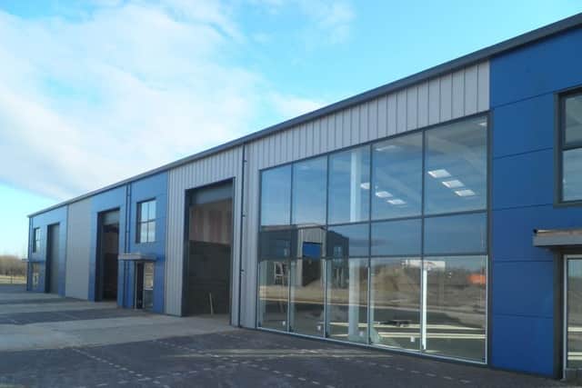 The premises for vehicle lighting specialists Dun-Bri in Peterborough.