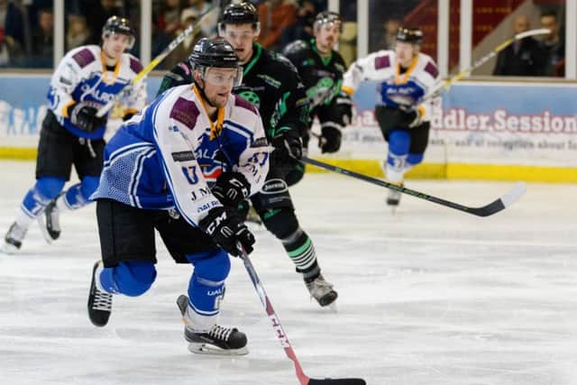 Sam Towner in action against his former club Hull. Picture: Tom Scott