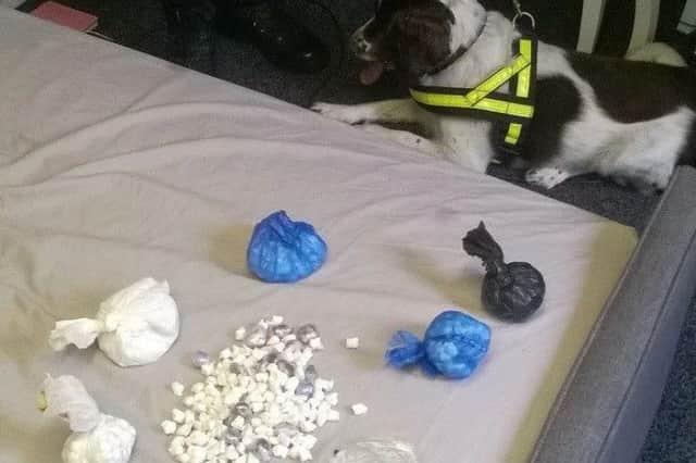 PD TJ having made the drugs find in Peterborough