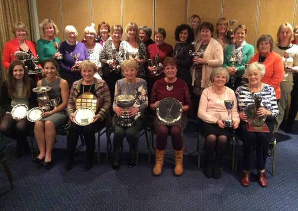 Peterborough Milton Ladies prizewinners.