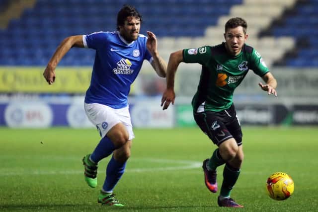 Michael Bostwick could be back in the centre of the Posh defence at Notts County.