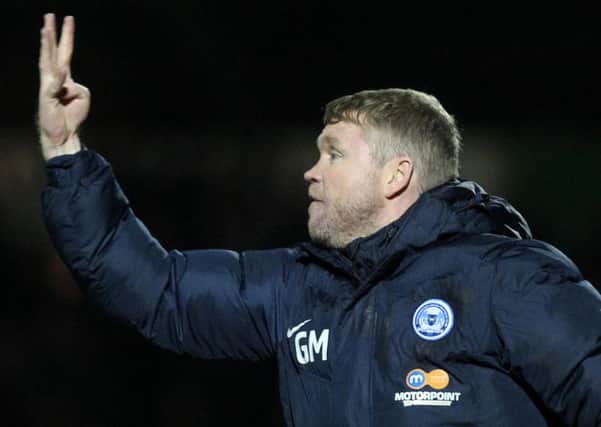 Posh boss Grant McCann is not happy with some of his fringe players.