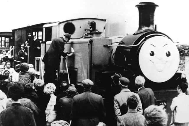 Rev Chris Awdry naming thomas the tank engine at nvr early 70's hobson's choice hobsons choice