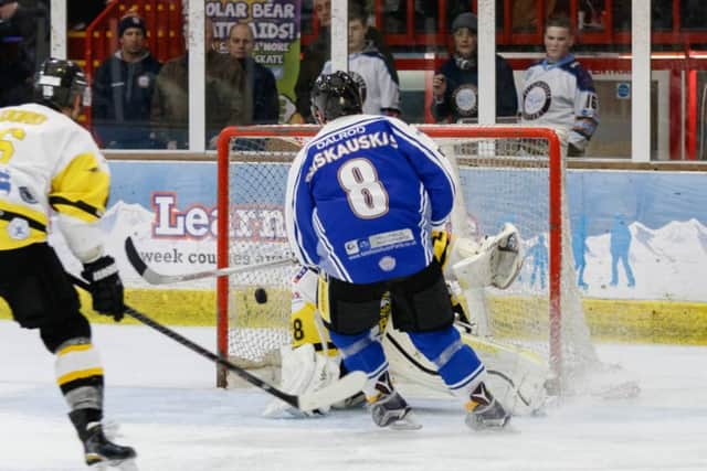 Darius Pliskauskas continues his recent run of  form with a goal against Bracknell. Picture: Tom Scott