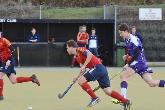 City of Peterborough skipper Ross Booth on the burst against Saffron Walden. Photo: David Lowndes.