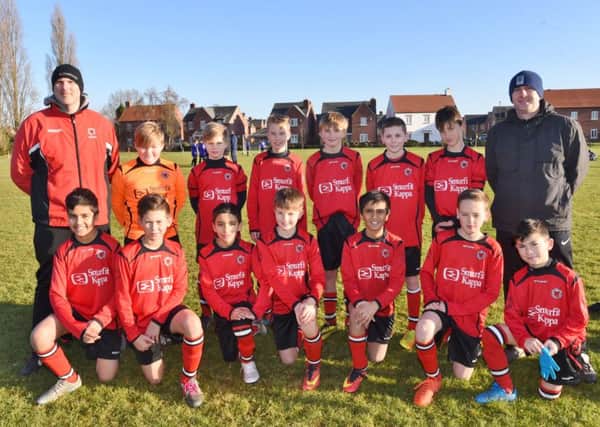 Pictured is the Netherton Under 12 team before a 3-0 win over Riverside Rovers. From the left are, back, Darren Ward, Aaron Roe, Finn Bryant, Matthew Denman, Callum Ward, Sam Johnson, Max Smith, Kevin Johnson, front, Daanyaal Saeed, Luke Rozario, Mohammed Azoui, Freddie House, Ishaq Saleem, Max Woods and Ricardo Gabor.