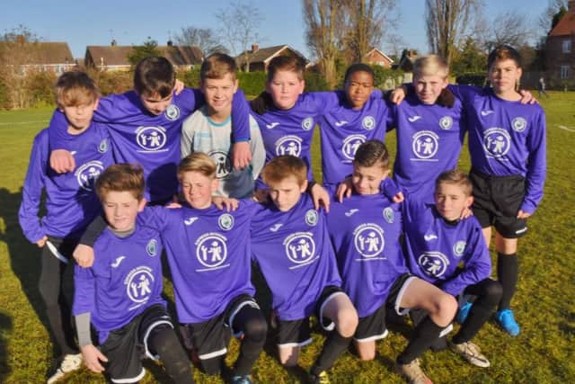 Pictured is the Riverside Rovers Under 12 team beaten 3-0 by Netherton United in the Junior Alliance League Division One . They are from the left, back, Finley Boothby, Callum Ewers, Adam Darkin, Josh Duffy, Jowapu Mutendi, Jack Walton, Jonah Saville, front, Daniel Richmond, Liam Coleman, Gabriel Goymour, Joseph Reindel and Jack Hutchings.