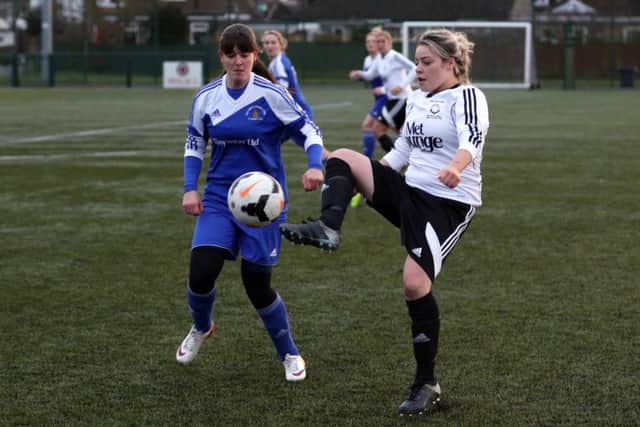 Cassie Steward in action for Northern Star against Mansfield Hosiery Mills. Picture: Tim Gates