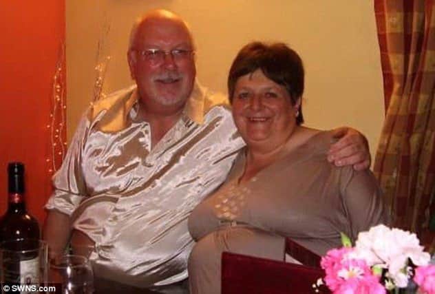 Roger Freestone, 67, stayed with his wife Maureen, 65,