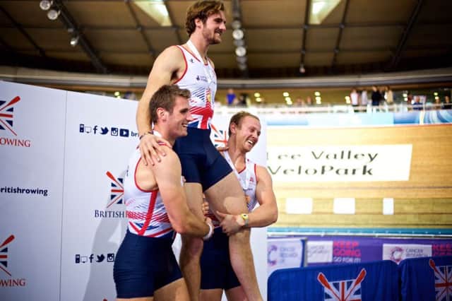 Adam Neill after being crowned British champion.