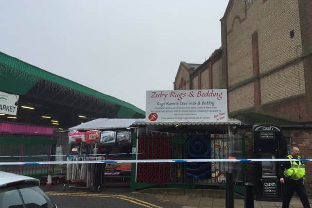 Peterborough City Market and the surrounding area has been evacuated after a suspicious package was found