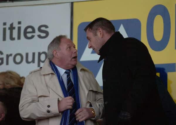 Barry Fry and Darragh MacAnthony held a transfer window pow-wow with Grant McCann.