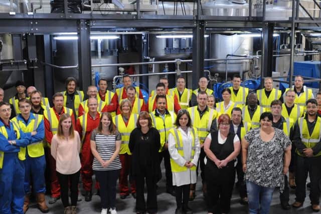 Some of the team at Safapac in Peterborough.