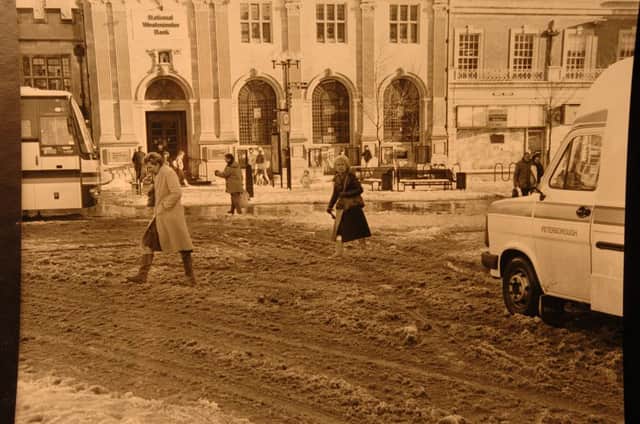 1988 Snowfall in Peterborough city centre