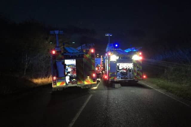 The scene of the crash. Photo: @BCHRoadPolice