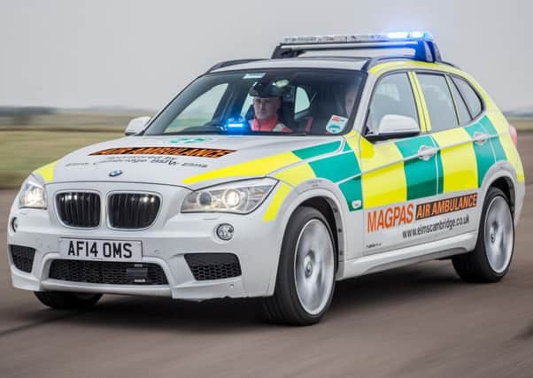 A Magpas Air Ambulance Rapid Response BMW