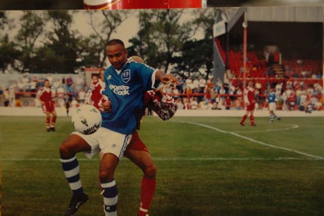 Former Posh striker Martin Carruthers.