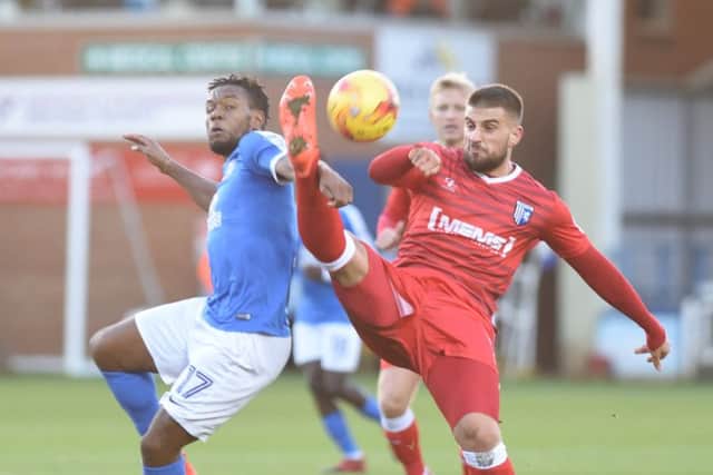 Posh forward Shaquile Coulthirst has scored just two League One goals this season.