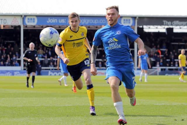 Jon Taylor scored eight goals for Posh between January and May.