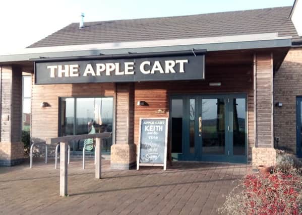 Brad Barnes dines at the Apple Cart, Cardea, Peterborough