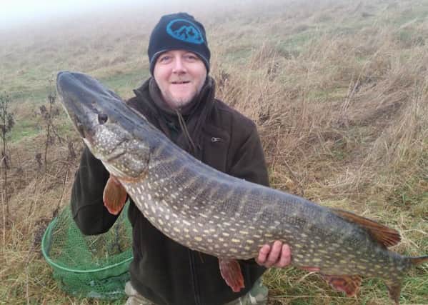 Andrew Bell with his 29lb 12oz pike.
