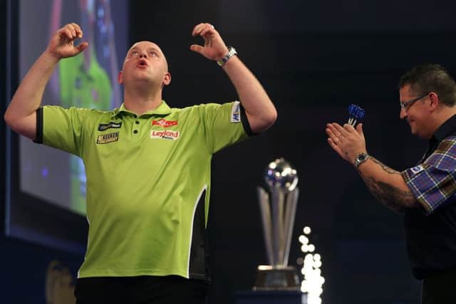 I want to be there when mighty Michael van Gerwen next wins the World Darts Championship.