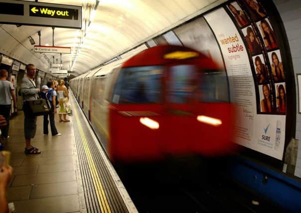 London Underground.  Photo: Matt Morton/PA Wire PNL-150807-112956001