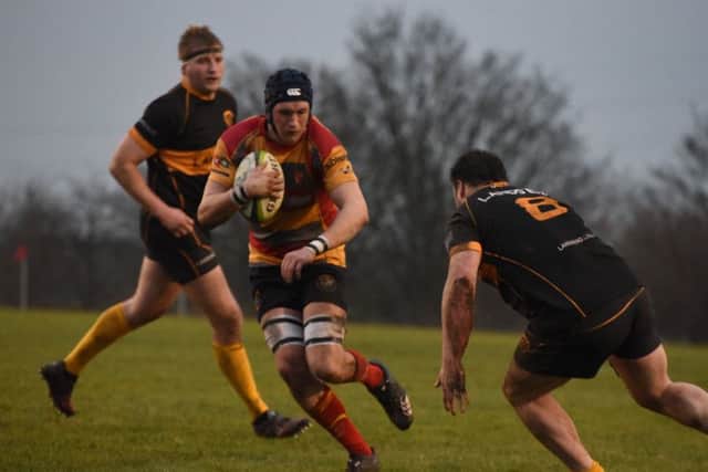 Borough skipper John Thompson scored a try late on against Oakham. Picture: Kevin Goodacre