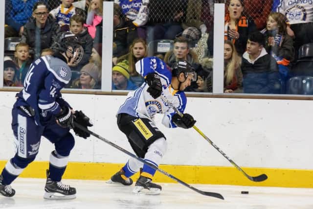 Phantoms star Wehebe Darge in action against Sheffield. Photo: Tom Scott - AMOimages.com.