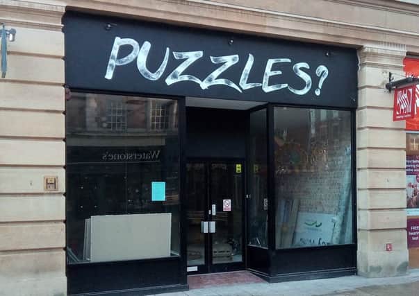 Puzzles? which opens in Bridge Street on Thursday