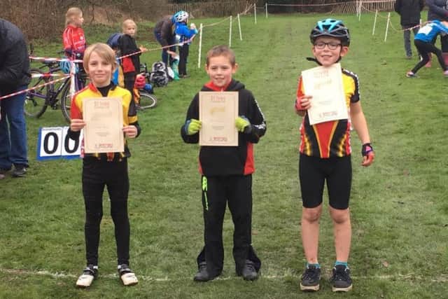 Harry Tozer (right) and Evander Wishart (left) made the podium for Fenland Clarion.