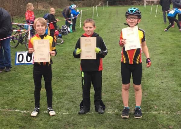 Harry Tozer (right) and Evander Wishart (left) made the podium for Fenland Clarion.