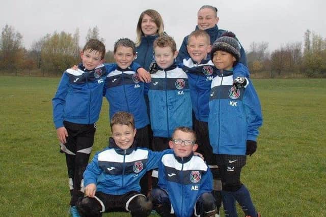 Several local junior football teams are managed by players dads but you dont come across many with mums at the helm - and certainly not two of them. ICA Under 8s, newly formed for the 2016/17 season, are the exception. They have been driven forward this season by the all-female management team of mums Stacey Allan and Katie Green.