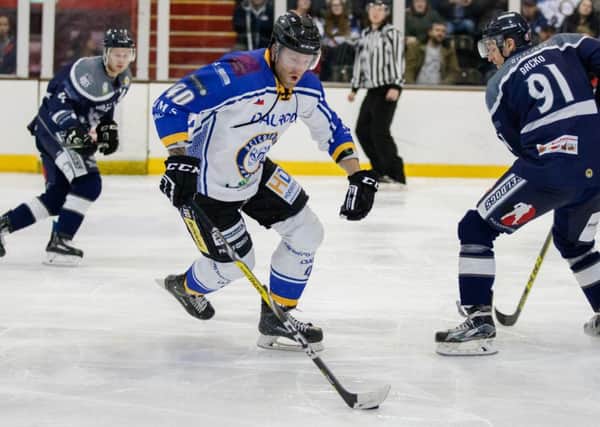 Petr Stepanek claimed a hat-trick for Phantoms in Manchester.