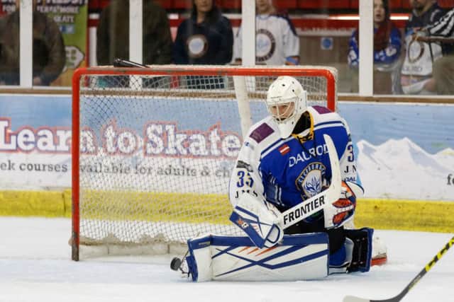 Phantoms' first-choice netminder Janis Auzins didn't concede a goal all weekend.