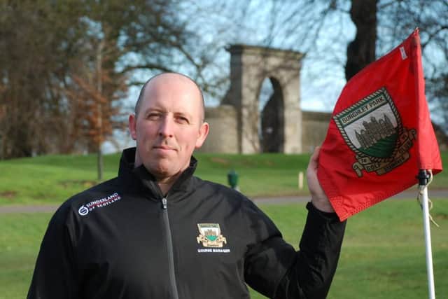 Burghley Park course manager Paul Mills.