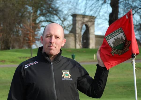 Burghley Park course manager Paul Mills.