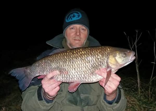Andrew Bell with his magnificent chub.